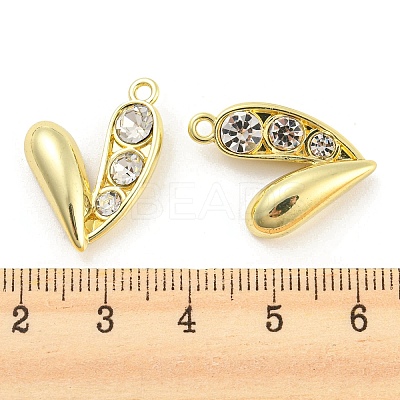 Alloy with Glass Pendants FIND-G062-06G-01-1