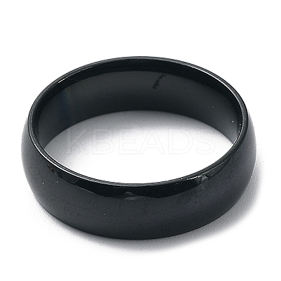 Ion Plating(IP) 304 Stainless Steel Flat Plain Band Rings STAS-I160-A-B-1