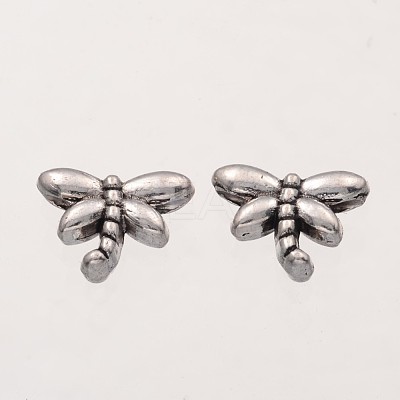 Dragonfly Tibetan Style Alloy Beads AB45-NF-1