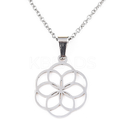 Non-Tarnish 201 Stainless Steel Pendant Necklaces LS-NJEW-S105-JN599-45-1-1