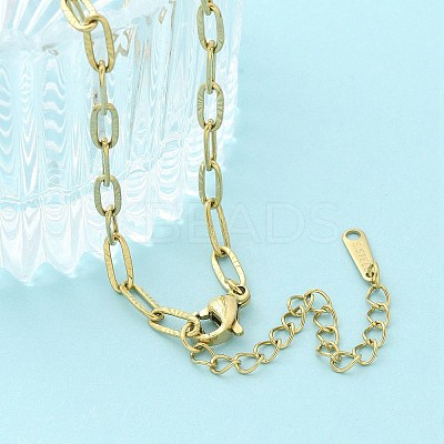304 Stainless Steel Link Chain Bracelets BJEW-C084-06G-1