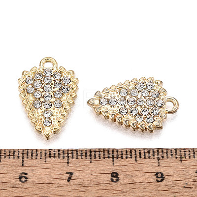 Alloy Rhinestone Pendants FIND-N008-05KCG-1