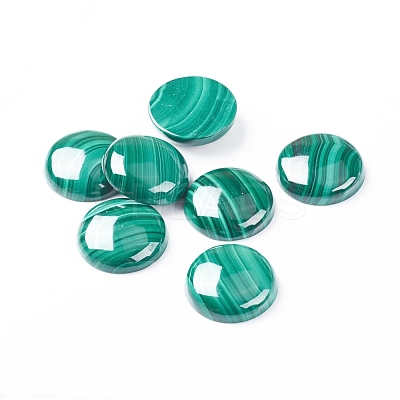 Natural Malachite Cabochons G-E557-06G-1