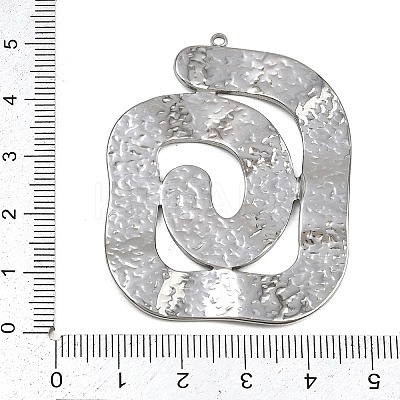 304 Stainless Steel Big Pendants LS-STAS-G363-02P-1