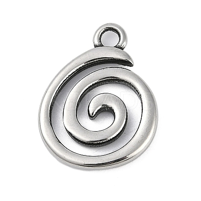 316 Surgical Stainless Steel Pendants STAS-G349-05AS-1