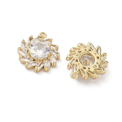 Brass Micro Pave Cubic Zirconia Pendants LS-KK-L260-20G-1