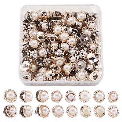 Safety Brooches & 1-Hole Shank Buttons Sets BUTT-TA0001-02-1