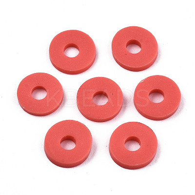 Handmade Polymer Clay Beads X-CLAY-Q251-6.0mm-45-1