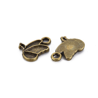 Tibetan Style Alloy Charm Enamel Settings PALLOY-N160-57AB-1