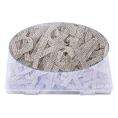 Glitter Hotfix Rhinestone Iron on Patches DIY-CD0001-10D-1