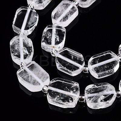 Natural Quartz Crystal Beads Strands G-C098-A20-01-1