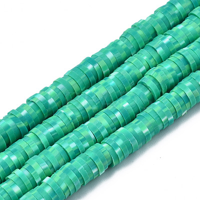 Handmade Polymer Clay Beads Strands CLAY-N008-010F-1