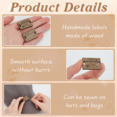 30Pcs Wood Knitting DIY-FG0006-23-1