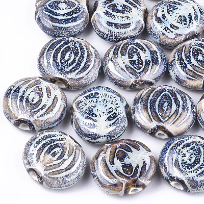 Handmade Porcelain Beads X-PORC-S498-45G-1