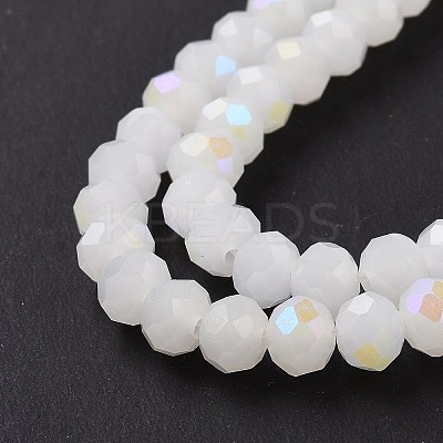 Electroplate Glass Beads Strands EGLA-A044-J4mm-L05-1