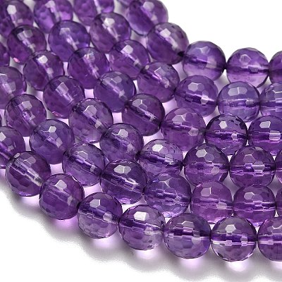 Natural Amethyst Beads Strands G-H329-D01-6mm-1