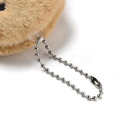 Christmas Theme Cloth Plush Doll Pendant Decorations HJEW-D030-01B-1