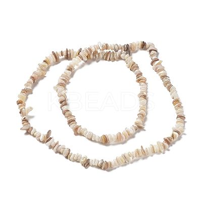 Natural Freshwater Shell Beads Strands G-M205-85B-1