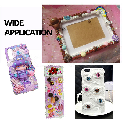 50ml Fake Whipped Cake Cream Glue X-DIY-B005-18-1