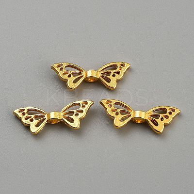 Zinc Alloy Butterfly Beads FIND-WH20007-18G-1