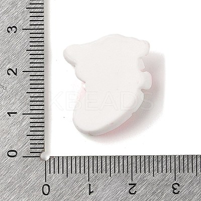 Christmas Rabbit Theme Opaque Resin Decoden Cabochons LS-RESI-S397-01F-1