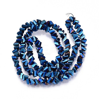 Electroplate Glass Beads Strands GLAA-N024-4mm-02-1