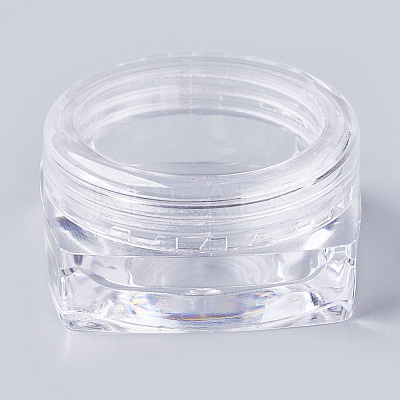 3G PS Plastic Empty Portable Facial Cream Jar MRMJ-WH0020-02-1