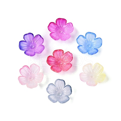 Transparent Plastic Bead Caps KY-Q005-02A-M02-1