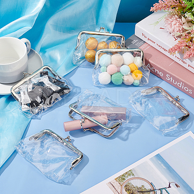 Transparent PVC Wallets AJEW-WH0347-70-1