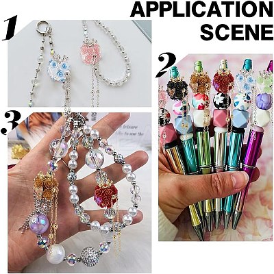 12Pcs 6 Colors Handmade Polymer Clay with Resin CLAY-AR0001-36A-1