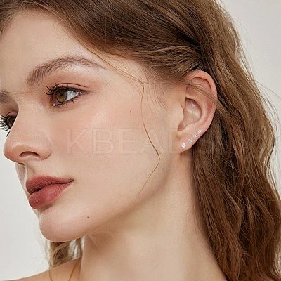 Titanium Alloy Internally Threaded Labret Bar EJEW-FS0001-32B-1