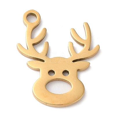 Christmas 201 Stainless Steel Pendants STAS-D053-07G-1