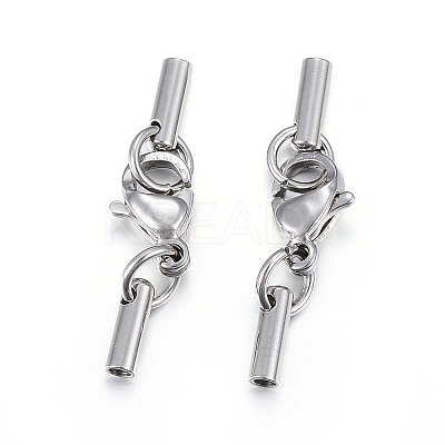Tarnish Resistant 304 Stainless Steel Lobster Claw Clasps LS-STAS-P146-A09-1.4mm-1