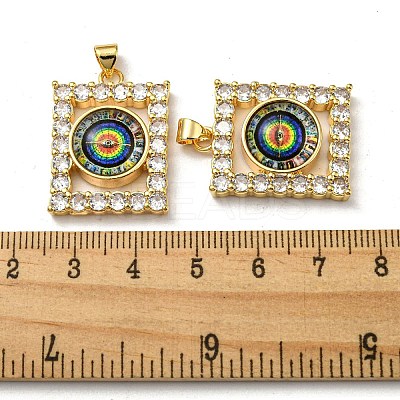Real 18K Gold Plated Brass Pendants KK-L209-006G-08-1