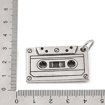 304 Stainless Steel Pendants STAS-S122-06AS-1