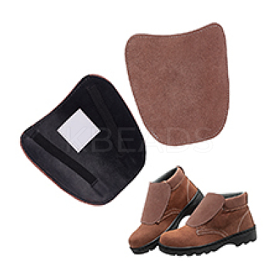 Cowhide Anti-impact Safety Protection Cover Plate AJEW-WH0696-118A-1