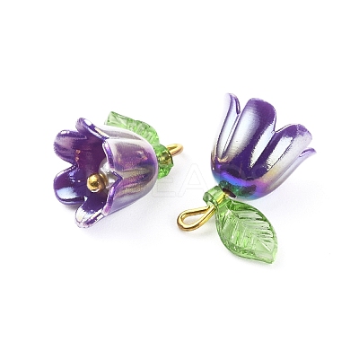 Opaque Resin Pendants CRES-CJC0009-05G-07-1