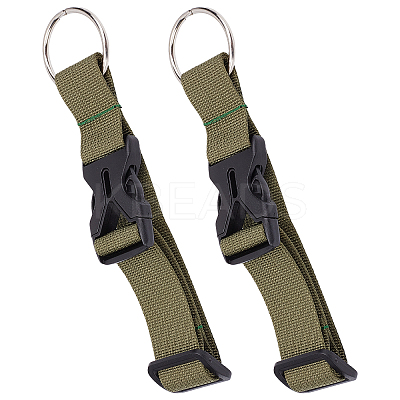 2Pcs Polyester Luggage Straps FIND-GF0003-30B-1