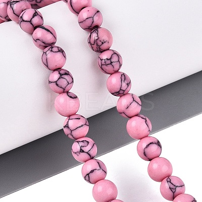 Synthetic Turquoise Beads Strands G-N364-07A-01-1