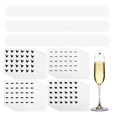 Blank Paper Wine Glass Tags CDIS-OC0001-07C-1