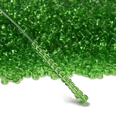 FGB 8/0 Grade A Round Glass Seed Beads SEED-Q006-3mm-F19-1