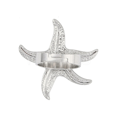 Non-Tarnish 304 Stainless Steel Adjustable Rings for Women RJEW-C095-03P-1
