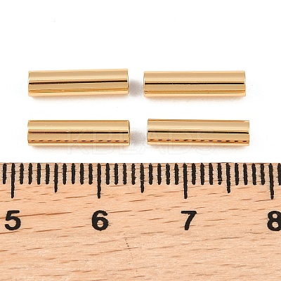 SHEGRACE Brass Tube Beads XGRPCP117-254G-1