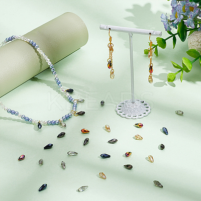 100pcs 5 colors Electroplate Glass Beads EGLA-PH0001-49-1