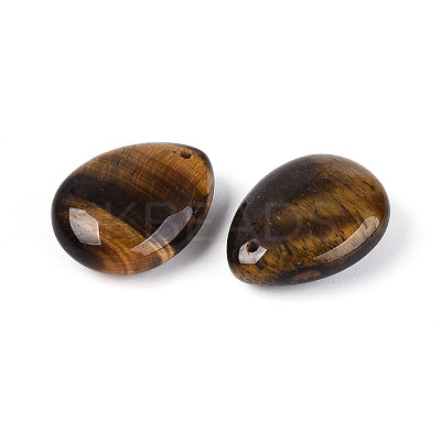 Natural Tiger Eye Pendants G-T143-18A-08-1