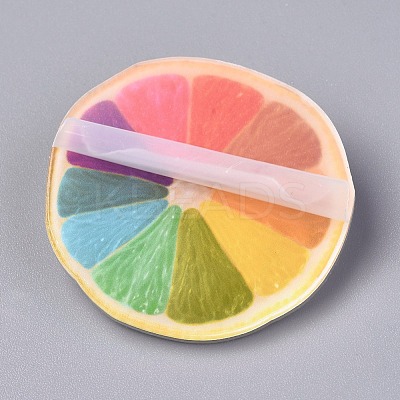 Acrylic Badges Brooch Pins JEWB-E676-78-1