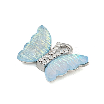 Iridescent Resin Pendants FIND-Z058-07P-02-1