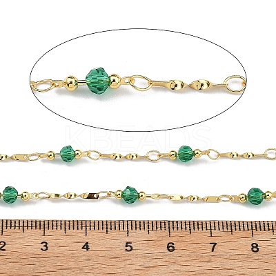 Brass Round Link Chains KK-D368-01G-D-1