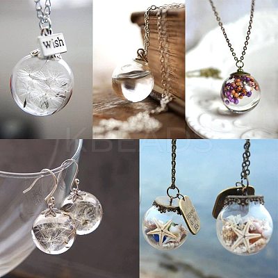 Round Handmade Blown Glass Globe Ball Bottles BLOW-PH0001-08-1