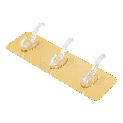Self-adhesive Acrylic Wall Hook Hangers AJEW-TADJ0001-09B-03-1